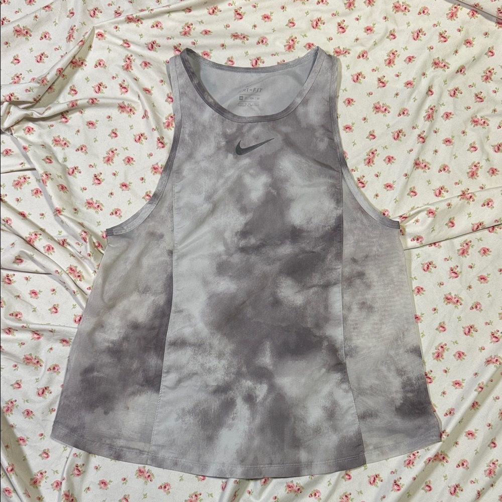 Nike Women's Tie-Dye Gray Tank Top Size XS